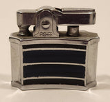 Vintage Fisher Dark Blue Striped Small Lighter Made in Canada 20266