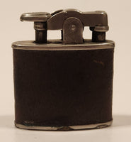 Vintage 1928 Ronson Delight Dark Brown Leather Lighter Made in Canada