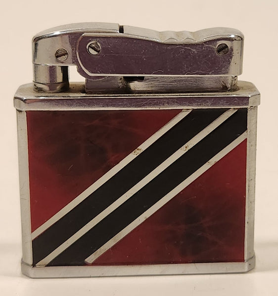 Vintage Brother-Lite Red Automatic Lighter Made in Japan