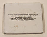 Vintage The Balkan Sobranie Cigarettes Made From the Fineste Yenidje Tobacco Hinged Tin Metal Container Made in England