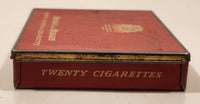 Vintage Benson and Hedges Super Virginia Twenty Cigarettes Hinged Tin Metal Container Made in England