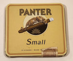 Panter Smalls Cigars Hinged Tin Metal Container Made in Holland