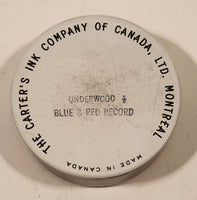 Vintage The Carter's Ink Company of Canada Ltd. Montreal Carter's Adanac Typewriter Ribbon in Tin Metal Container