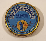 Vintage Dr. Riese &amp; Co. Rhondorf/Rhein Penaten Creme Zur Haut-Und Kinderpflege Tiny Small Sample Size Tin Metal Container