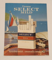 Rare Vintage Dumont Select Mild Cigarettes Sensibly mild... unusually satisfying Cardboard Store Advertising Sign