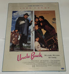 Vintage Original 1989 MCA Home Video Uncle Buck John Candy 27" x 37 1/2" Movie Store Advertising Poster