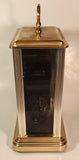 Vintage Citizen Quartz 10 1/2" Tall Brass Anniversary Carriage Clock Made in Japan