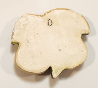 Vintage 1950s Two Pears Fruit Chalkware Wall Decor