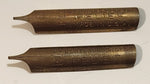 Vintage R. Esterbrook Co Model 314 Ink Dip Pen Brass Nib Tips Set of 2 Made in U.S.A.