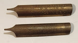 Vintage R. Esterbrook Co Model 314 Ink Dip Pen Brass Nib Tips Set of 2 Made in U.S.A.