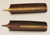 Vintage R. Esterbrook Co Model 314 Ink Dip Pen Brass Nib Tips Set of 2 Made in U.S.A.