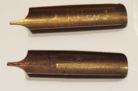 Vintage R. Esterbrook Co Model 314 Ink Dip Pen Brass Nib Tips Set of 2 Made in U.S.A.