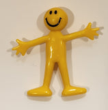 Yellow Bendable Smile Man 2 1/2" Tall Toy Figure