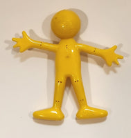 Yellow Bendable Smile Man 2 1/2" Tall Toy Figure