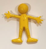 Yellow Bendable Smile Man 2 1/2" Tall Toy Figure