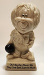 1971 W & R Berries & Co's Old Bowlers Never Die They Just Don't Score As Much Resin 836 Figurine Made in USA