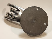 Vintage Thai Buddha Vitarka Mudra 6" Hand Aluminum Wall Mount Towel Holder