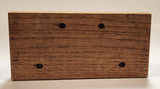 Vintage "Do It Now" Solid Brass and Oak Wood Desktop Office Bill Letter Folder Holder