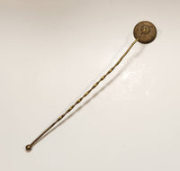 Vintage Twisted Brass Candle Wick Flame Snuffer Tool