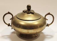 Vintage Teapot and Sugar Bowl Brass Metal Set Made in India