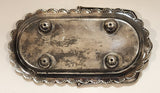 Vintage 1921-1947 E & J Leek EPNS Small Silverplated Tray with Handle Made in England