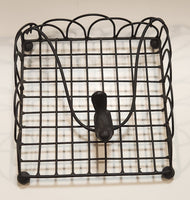 Cast Iron Metal Song Bird Napkin Holder
