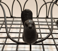 Cast Iron Metal Song Bird Napkin Holder