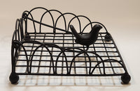 Cast Iron Metal Song Bird Napkin Holder