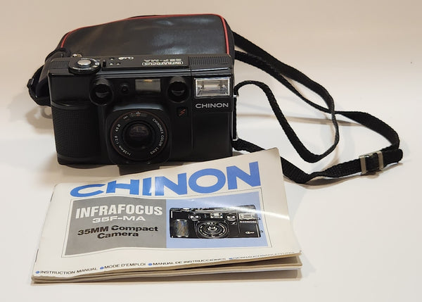 Chinon Infrafocus 35F-MA 38mm Film Camera with Case