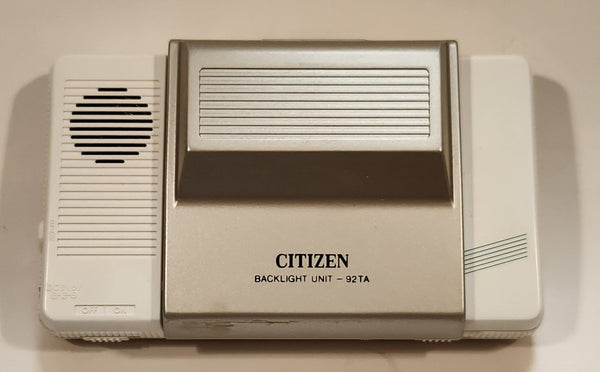 Citizen Backlight Unit 92TA VHF UHF Portable Pocket Size Television with AC and DC Adapters