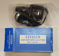 Citizen Backlight Unit 92TA VHF UHF Portable Pocket Size Television with AC and DC Adapters