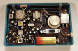 Vintage 1960s Transistorized Eight-Transistor Candle Green Bakelite AM Radio Made in Japan