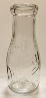 Vintage Blue Ribbon Quality Products Weaver Milk 7 1/4" Tall Embossed Clear Glass Bottle