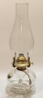 Vintage Lamplight Farms 11 1/2" Tall Glass Base Oil Lamp with Finger Loop Handle
