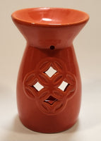 Orange Ceramic 5" Tall Oil Burner