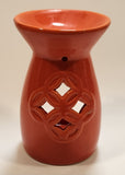 Orange Ceramic 5" Tall Oil Burner