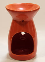 Orange Ceramic 5" Tall Oil Burner