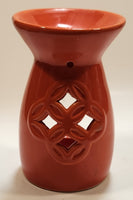 Orange Ceramic 5" Tall Oil Burner