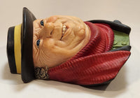 Vintage 1964 Bossons Tony Weller Chalkware 3D Face Head Wall Decor Congleton England
