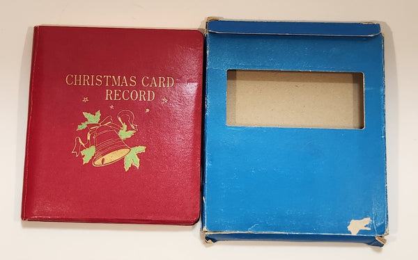 Vintage Christmas Card Record Address Book New in Box