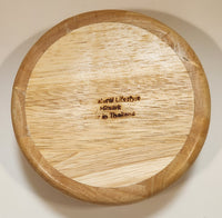 Himark Natural Lifestyle 6" Wood Bowl Made in Thailand