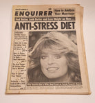 National Enquirer Magazine February 15 1977 Feel Better, Look Better and Lose Weight on New... Anti-Stress Diet Tabloid Newspaper