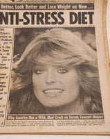 National Enquirer Magazine February 15 1977 Feel Better, Look Better and Lose Weight on New... Anti-Stress Diet Tabloid Newspaper