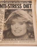 National Enquirer Magazine February 15 1977 Feel Better, Look Better and Lose Weight on New... Anti-Stress Diet Tabloid Newspaper