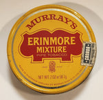Vintage Murray's Erinmore Mixture Pipe Tobacco Yellow 2oz  or 56-57g Tin Metal Container