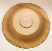 11" Shallow Wood Bowl
