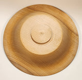 11" Shallow Wood Bowl