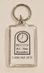 B.C. Time Recorders Acrylic Fob Keychain Ring