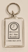 B.C. Time Recorders Acrylic Fob Keychain Ring