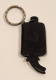 Jambo Kenya Elephant Trunk Style Carved Wood Fob Keychain Ring